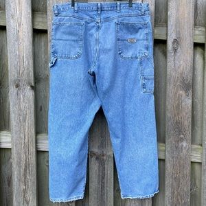Wrangler Hero Carpenter Jeans 100% cotton non-stretch 38x30 classic brok…